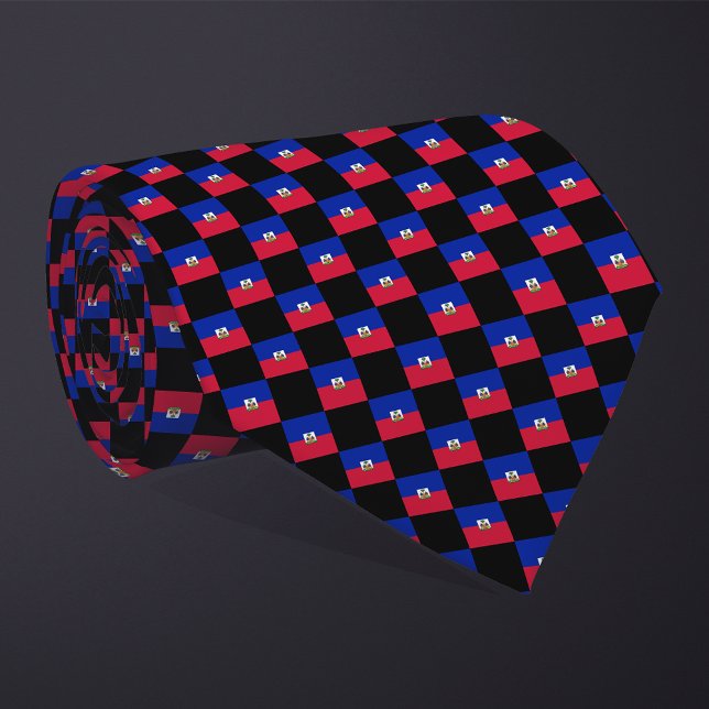 Corbata Patrón de bandera de Haití controlado (Subido por el creador)