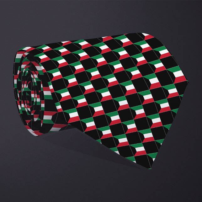 Corbata Patrón de bandera de Kuwait verificado (Subido por el creador)