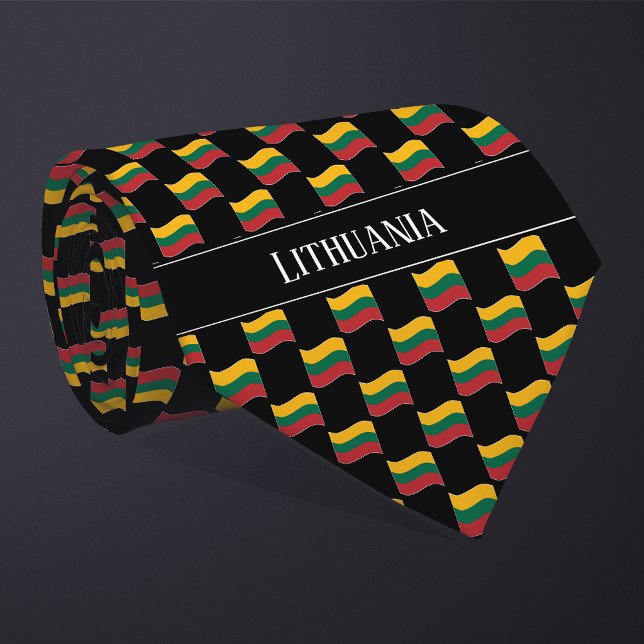 Corbata Patrón de bandera de Lituania ondulada (Subido por el creador)