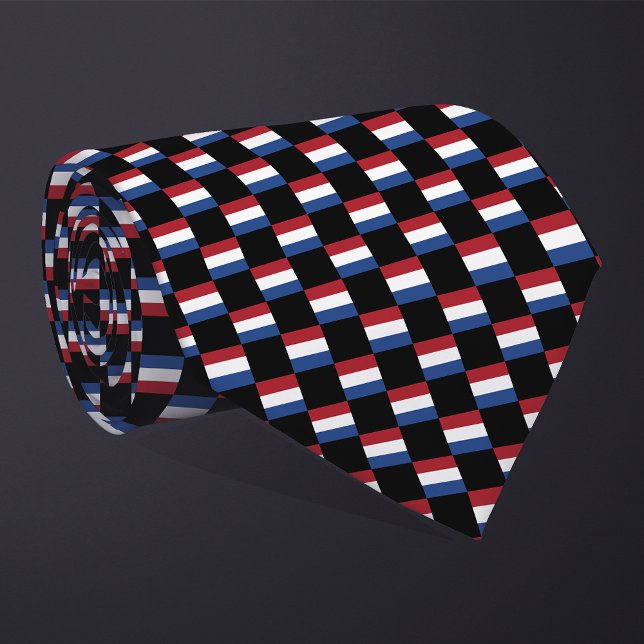 Corbata Patrón de bandera de los Países Bajos controlado (Subido por el creador)