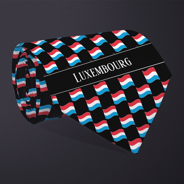Corbata Patrón de bandera de Luxemburgo ondulado (Subido por el creador)