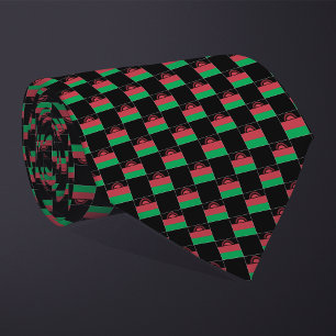 Corbata Patrón de bandera de Malawi controlado