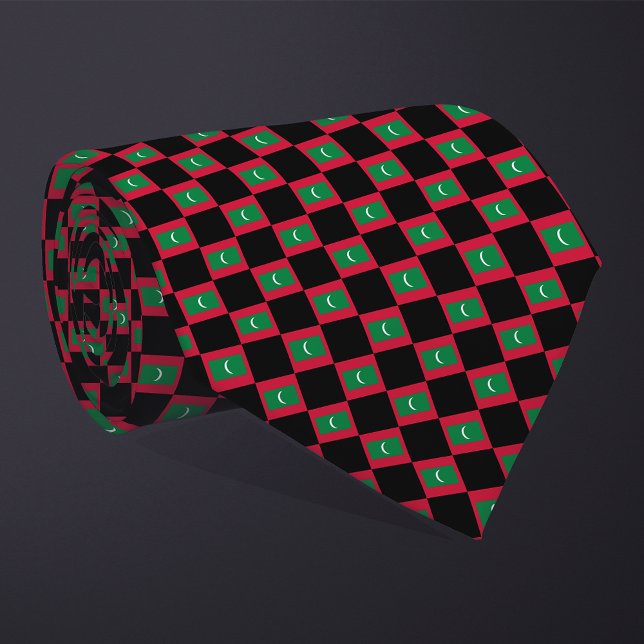 Corbata Patrón de bandera de Maldivas controlado (Subido por el creador)