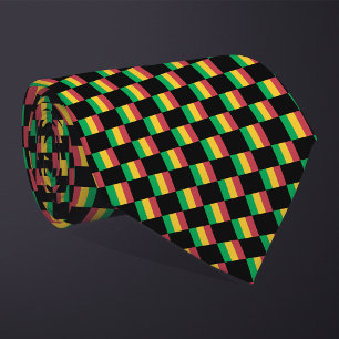 Corbata Patrón de bandera de Mali controlado