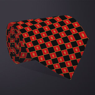 Corbata Patrón de bandera de Montenegro controlado