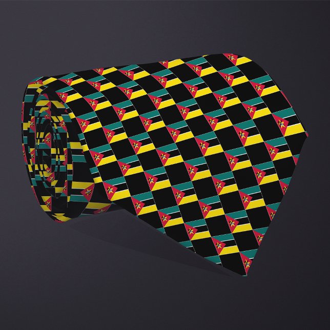 Corbata Patrón de bandera de Mozambique controlado (Subido por el creador)