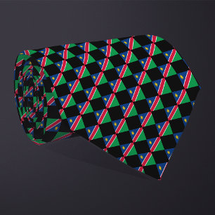 Corbata Patrón de bandera de Namibia controlado