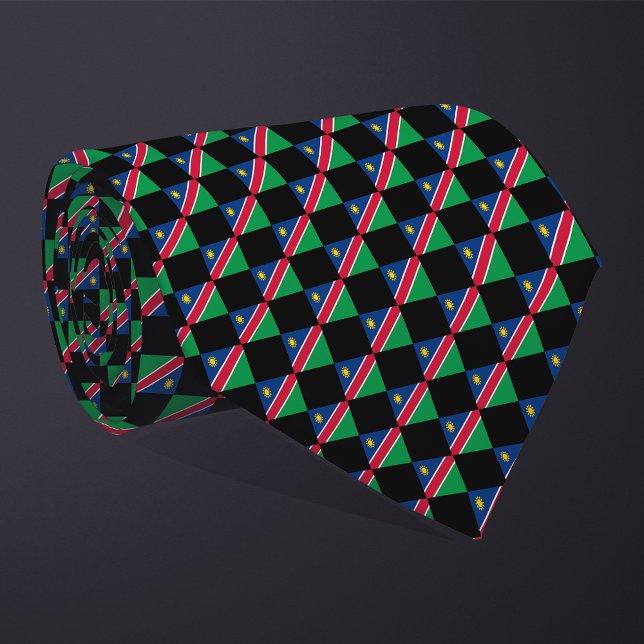 Corbata Patrón de bandera de Namibia controlado (Subido por el creador)