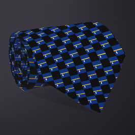 Corbata Patrón de bandera de Nauru controlado