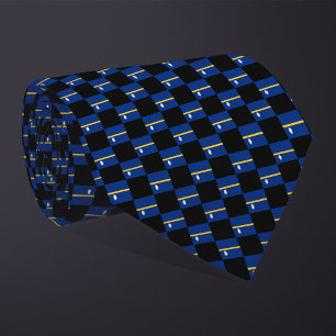 Corbata Patrón de bandera de Nauru controlado