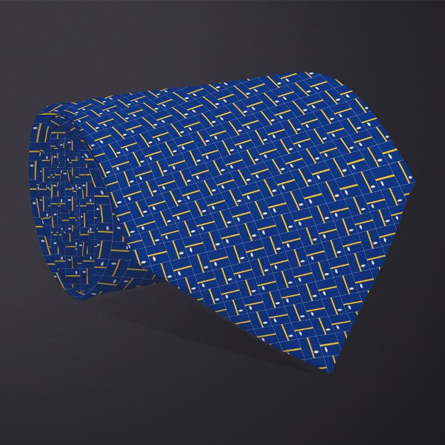 Corbata Patrón de bandera de Nauru de mosaico (Subido por el creador)