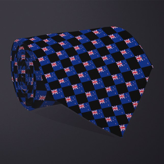 Corbata Patrón de bandera de Nueva Zelanda controlado (Subido por el creador)