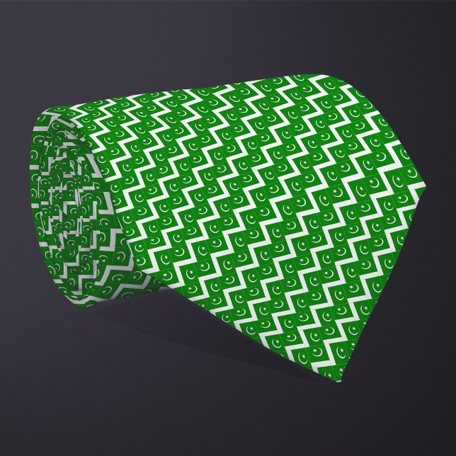 Corbata Patrón de bandera de Pakistán (Subido por el creador)