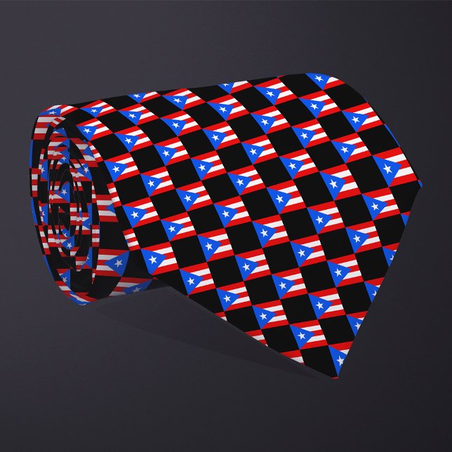 Corbata Patrón de bandera de Puerto Rico controlado (Subido por el creador)