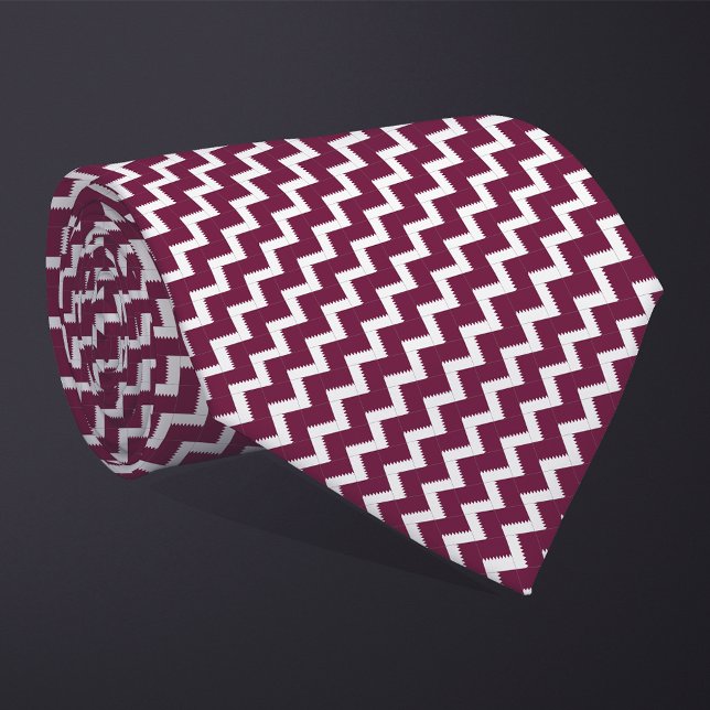 Corbata Patrón de bandera de Qatar (Subido por el creador)
