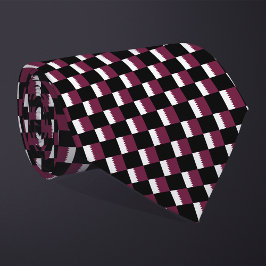 Corbata Patrón de bandera de Qatar controlado
