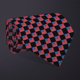 Corbata Patrón de bandera de Samoa controlada