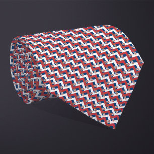 Corbata Patrón de bandera de Serbia