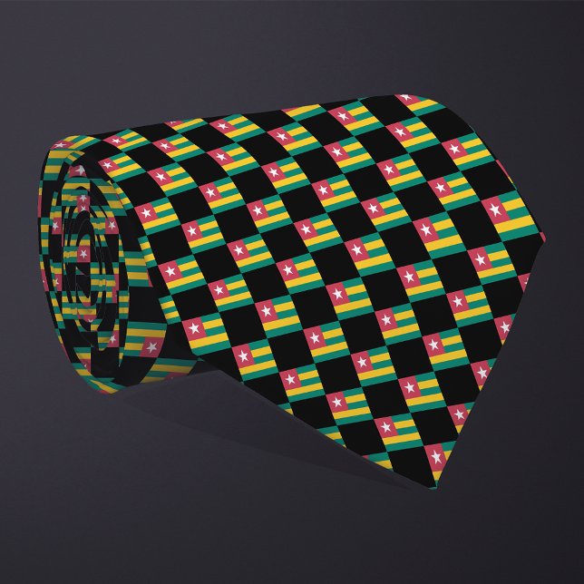 Corbata Patrón de bandera de Togo controlado (Subido por el creador)