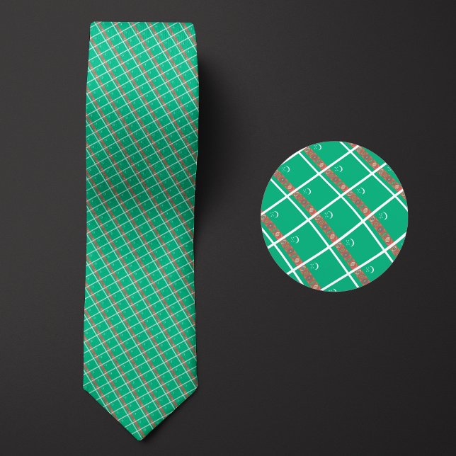 Corbata Patrón de bandera de Turkmenistán (Subido por el creador)