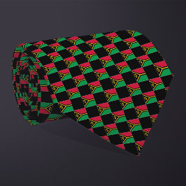 Corbata Patrón de bandera de Vanuatu controlado