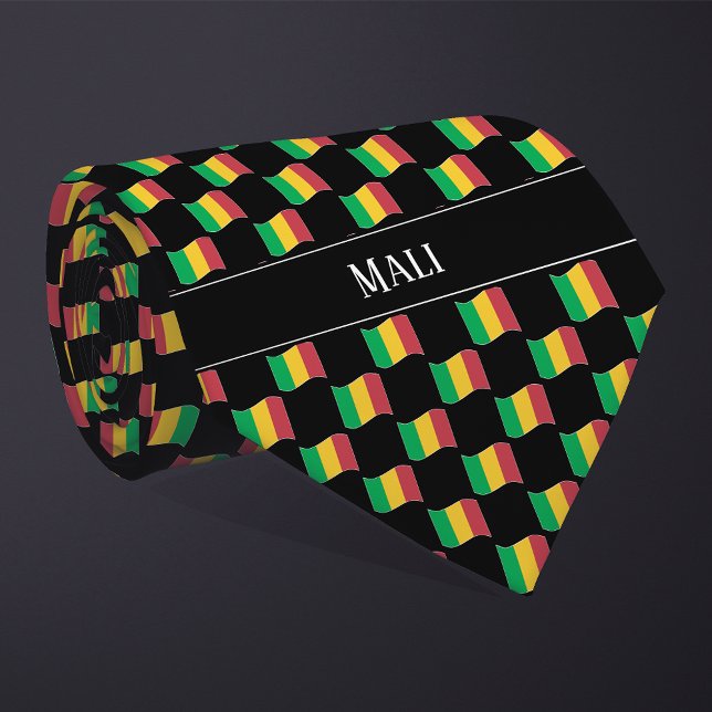 Corbata Patrón de bandera de Wavy Mali (Subido por el creador)