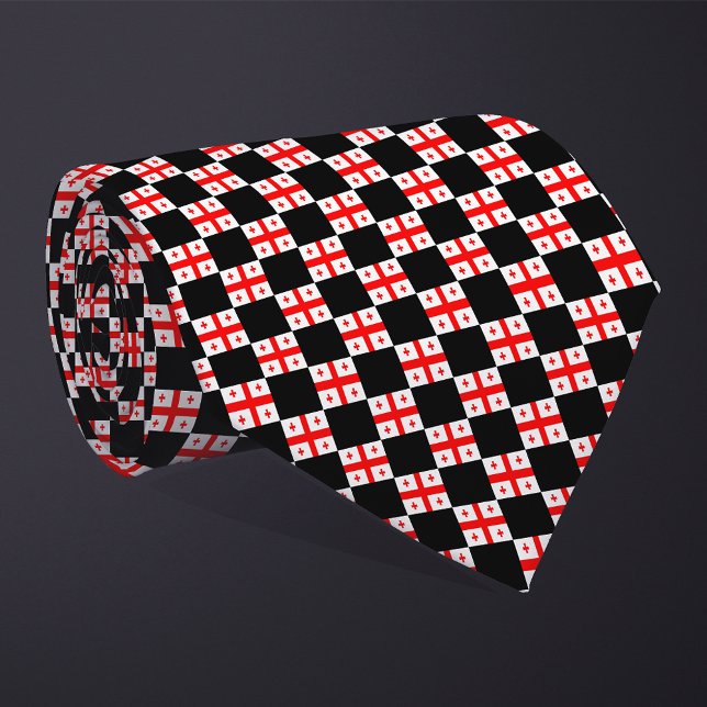 Corbata Patrón de bandera georgiana controlado (Subido por el creador)