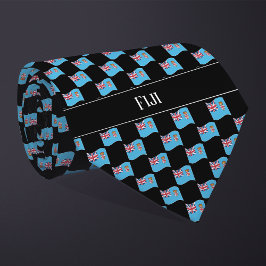Corbata Patrón de bandera ondeada de Fiji