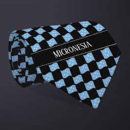 Corbata Patrón de bandera ondulada de Micronesia