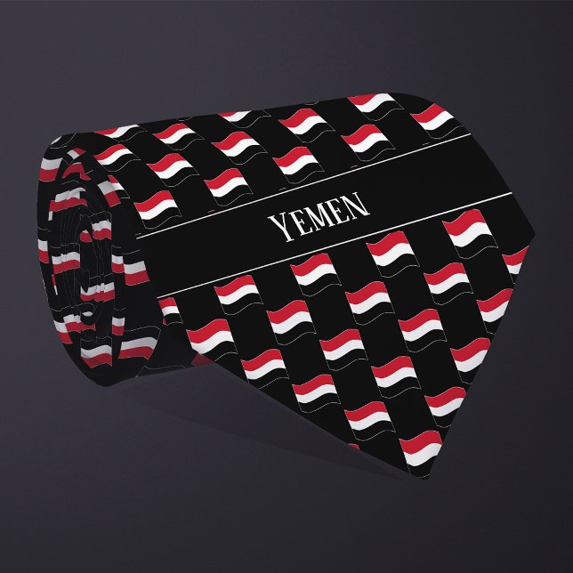 Corbata Patrón de bandera ondulada de Yemen  (Subido por el creador)