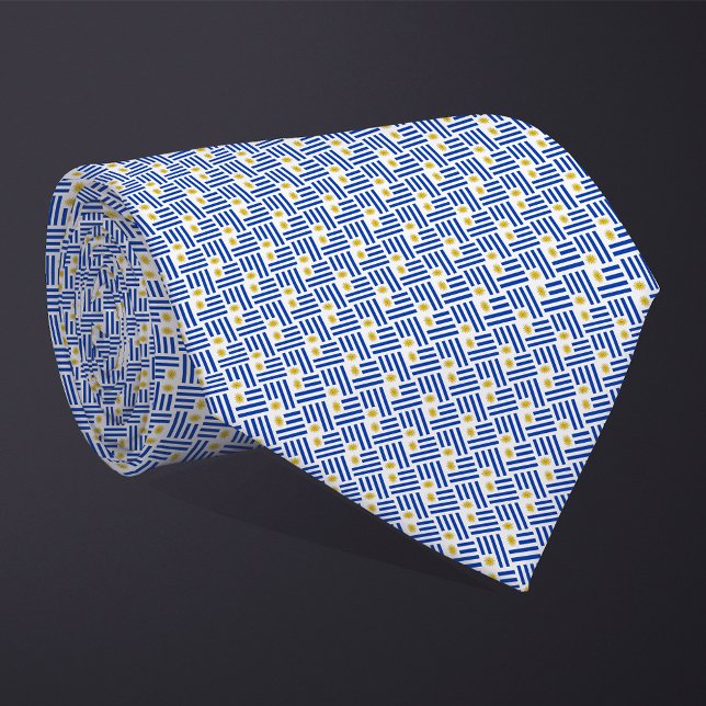 Corbata Patrón de bandera uruguaya (Subido por el creador)