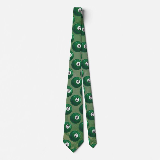 Corbata Patrón de bola Billiards 6 (Anverso)