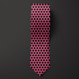 Corbata Patrón de bola de futbol rosado