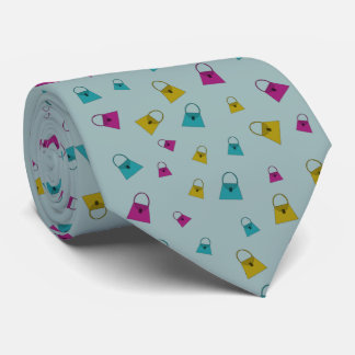 Corbata Patrón de bolso de mano mini con lazo