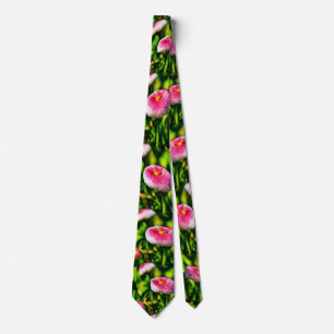 Corbata patrón de bonito dahlia