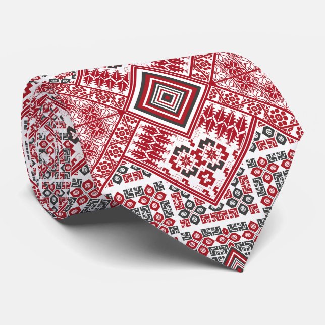 Corbata patrón de bordado palestino 2 (Enrollado)