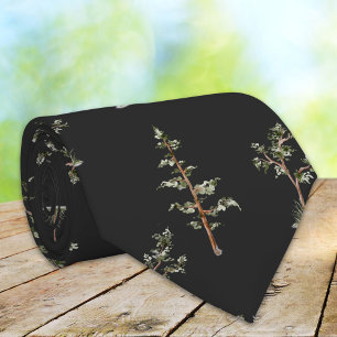 Corbata Patrón de Bosque de Árbol Verde
