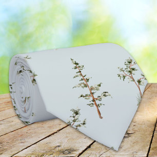 Corbata Patrón de Bosque de Árbol Verde