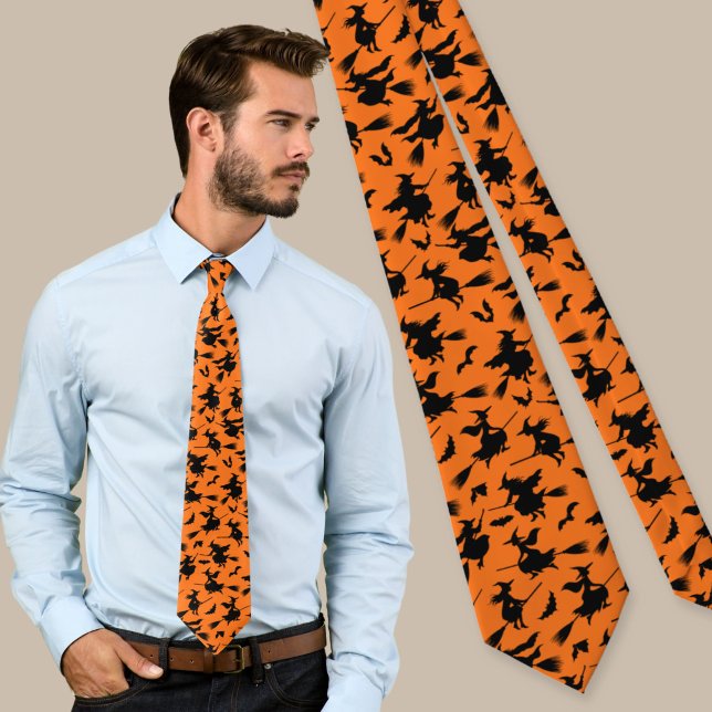 Corbata Patrón de Brujas Voladoras (Subido por el creador)