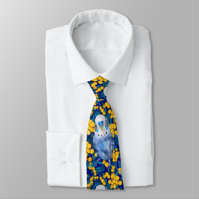 Corbata Patrón De Bugie Y Wattle (Atado)