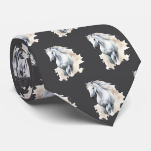 Corbata Patrón de caballo con azulejos cool