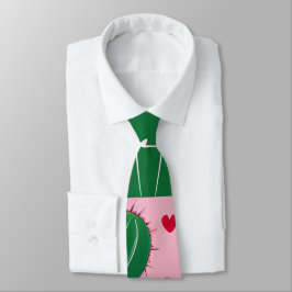 Corbata Patrón de Cactus de amor