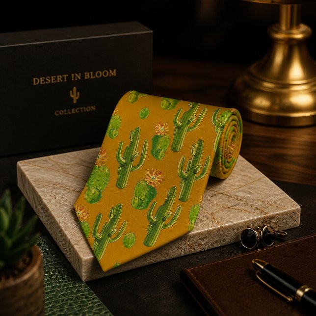 Corbata Patrón de cactus salvaje (Subido por el creador)
