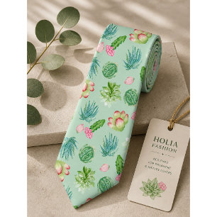 Corbata Patrón de Cactus salvaje