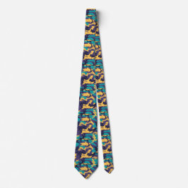 Corbata Patrón de Camo de verano medio