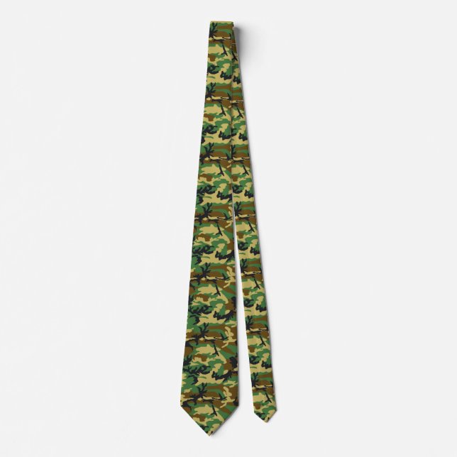 Corbata Patrón de Camo de Woodland (Anverso)
