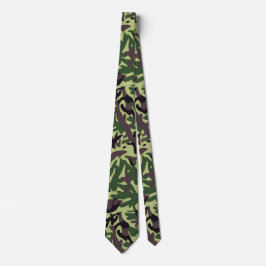 Corbata Patrón de camo verde de Hunters