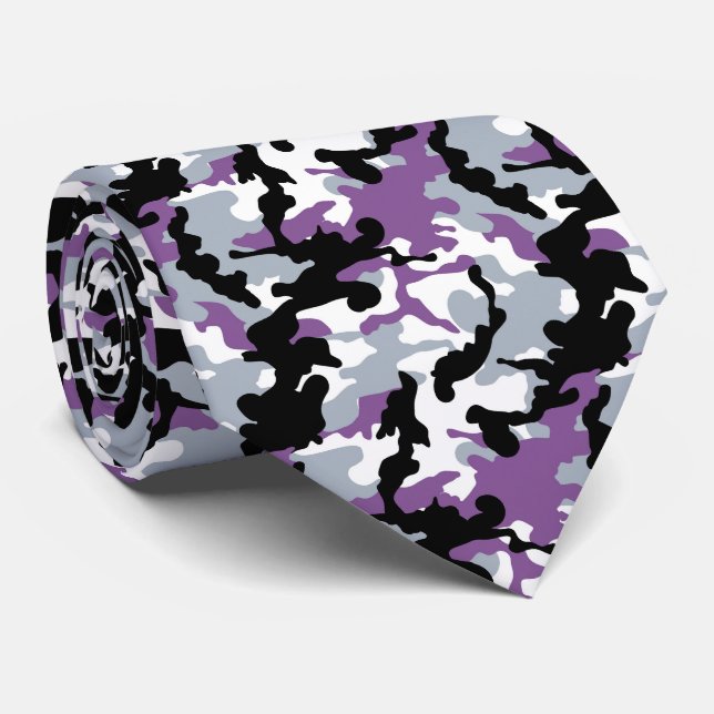 Corbata Patrón de campamento de baldosas genial (Enrollado)