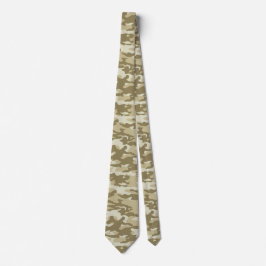 Corbata Patrón de camuflaje de arena simple