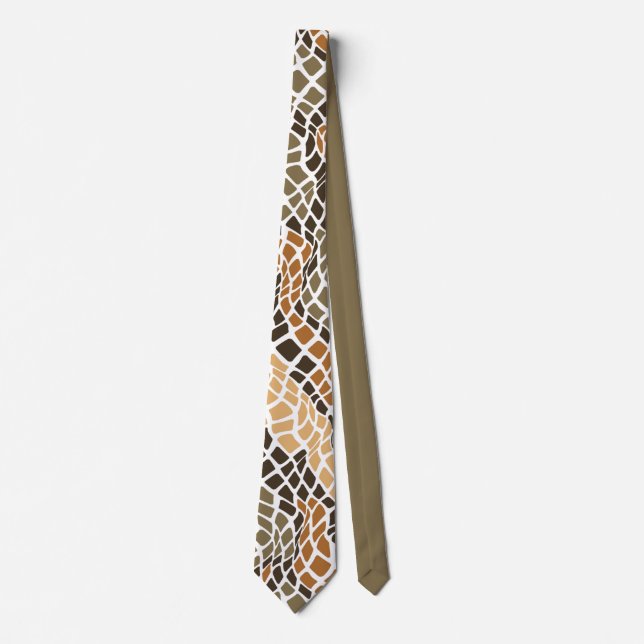 Corbata Patrón de camuflaje de piel de serpiente rústica m (Anverso)